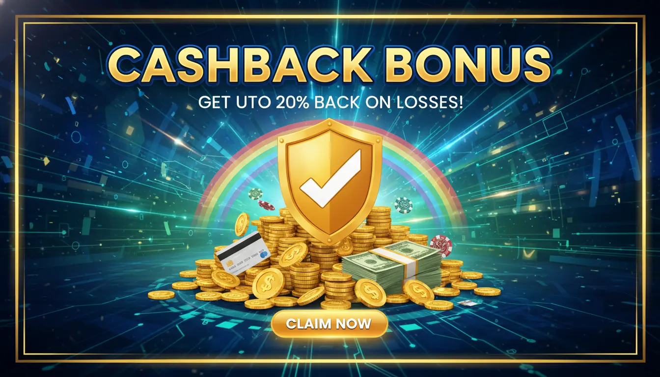 Casinia casino cashback bonus