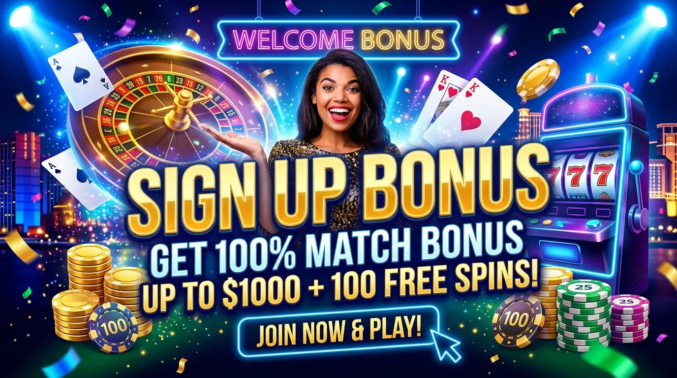 Casinia casino sign up bonus
